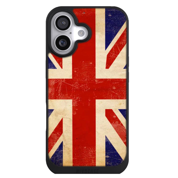 Coque iPhone 17 Drapeaux Drapeau Union Jack Vintage - MaCoquePerso