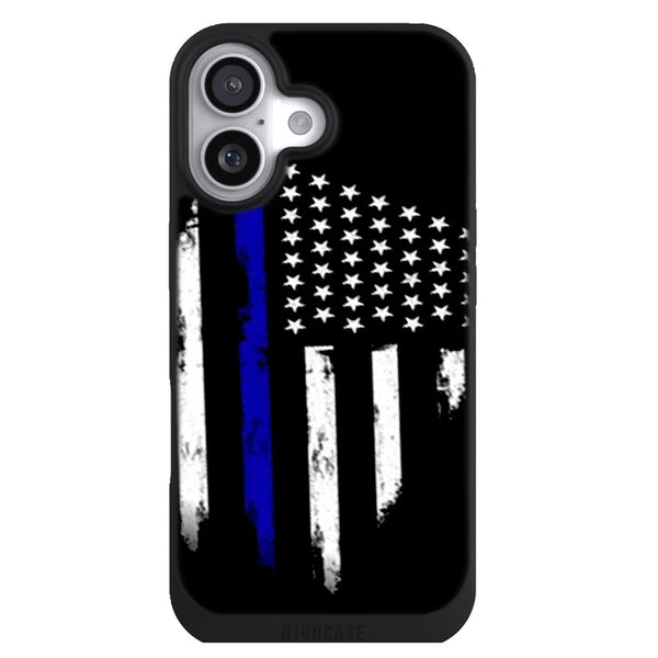 Coque iPhone 17 Drapeaux Drapeau de la ligne bleue - MaCoquePerso