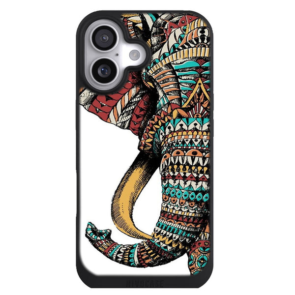Coque iPhone 17 Adolescent Éléphant orné - MaCoquePerso