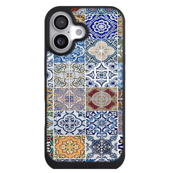 Coque iPhone 17 Aesthetic Ensemble de 48 motifs de carreaux de céramique - MaCoquePerso