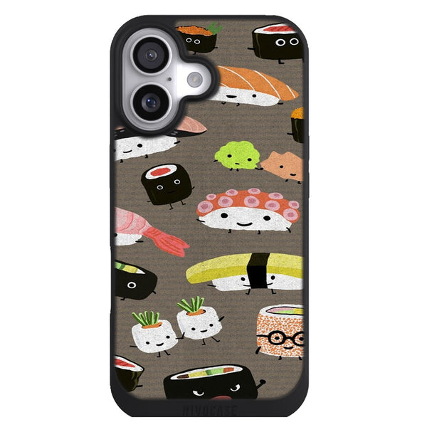 Coque iPhone 17 Aesthetic Fête de sushi kawaii - MaCoquePerso