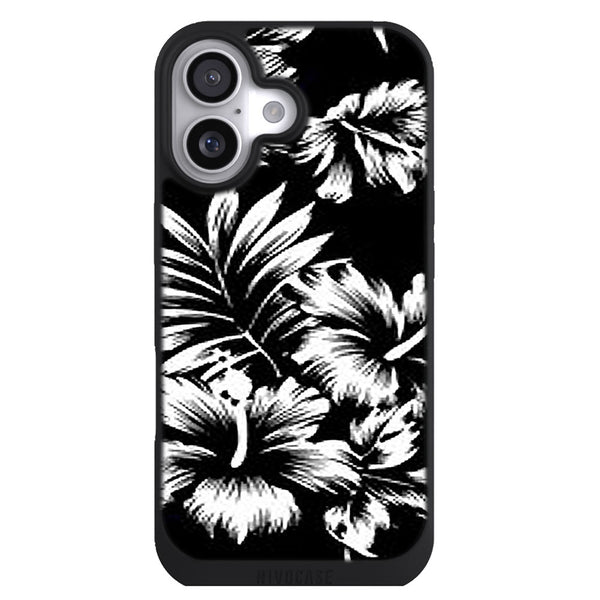 Coque iPhone 17 Originale Fleurs Sauvages Noires - MaCoquePerso