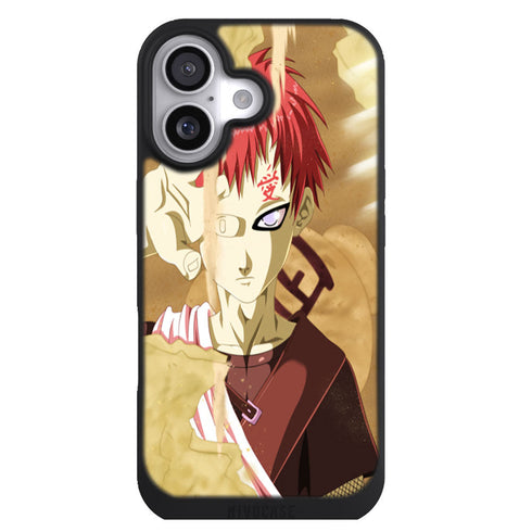 Coque iPhone 17 Manga Gaara Naruto - MaCoquePerso