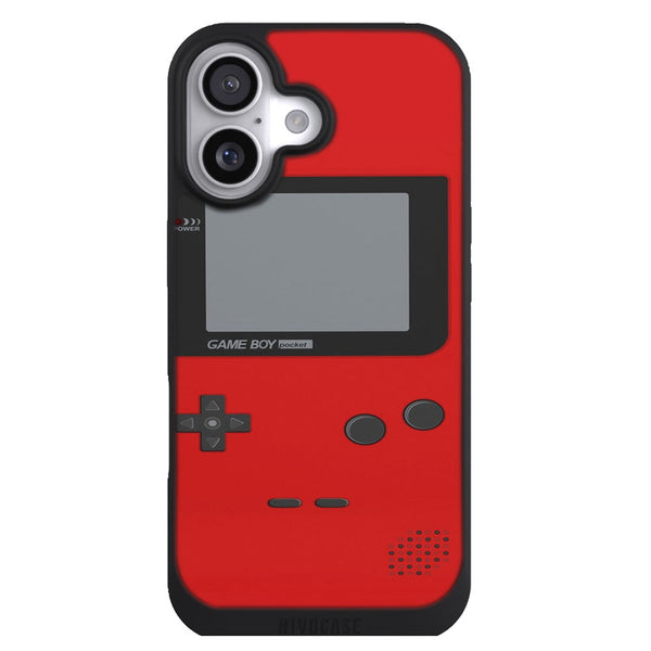 Coque iPhone 17 Gaming Game boy rouge - MaCoquePerso