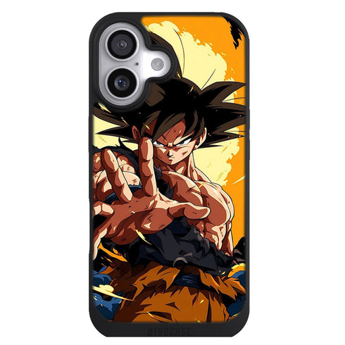 Coque iPhone 17 Manga Goku Power Level - MaCoquePerso