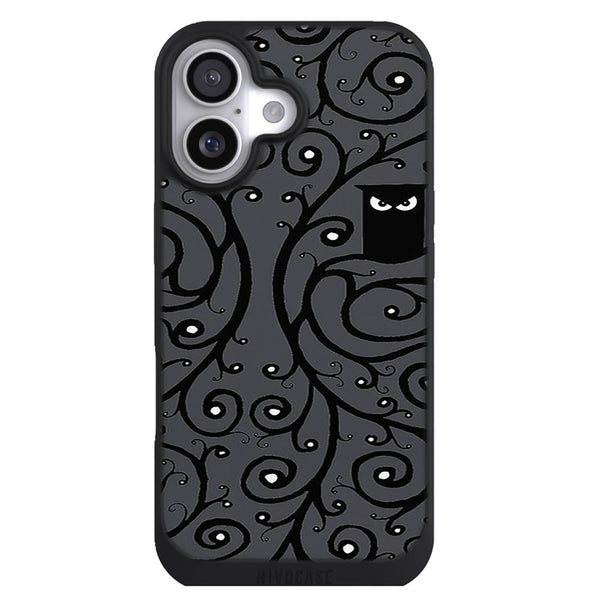 Coque iPhone 17 Animaux Hibou N&B - MaCoquePerso