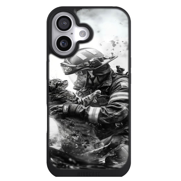 Coque iPhone 17 Pompier Intervention Pompier Animaux En Danger - MaCoquePerso