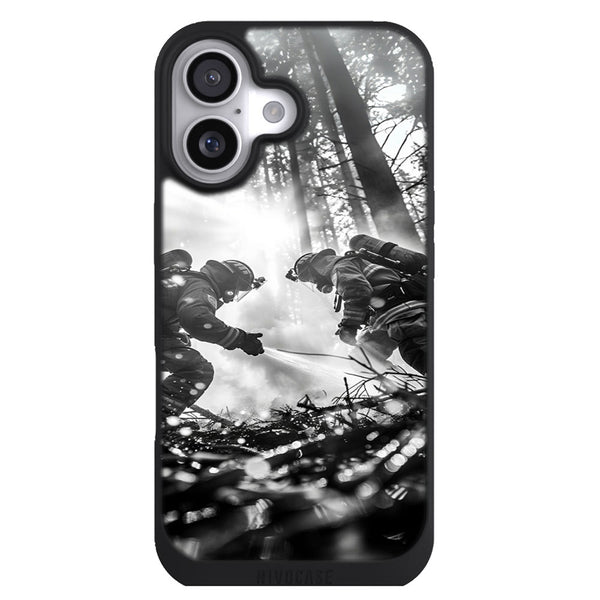 Coque iPhone 17 Pompier Intervention Pompier Feu De Forêt - MaCoquePerso