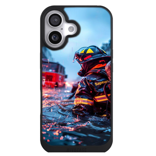 Coque iPhone 17 Pompier Intervention Pompier Inondation - MaCoquePerso