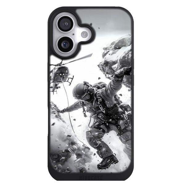Coque iPhone 17 Pompier Intervention Pompier Secours En Montagne - MaCoquePerso