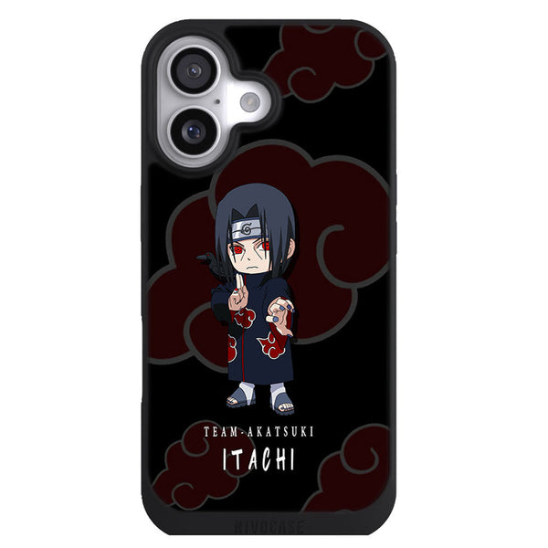 Coque iPhone 17 Manga ITACHI Akatsuki - MaCoquePerso