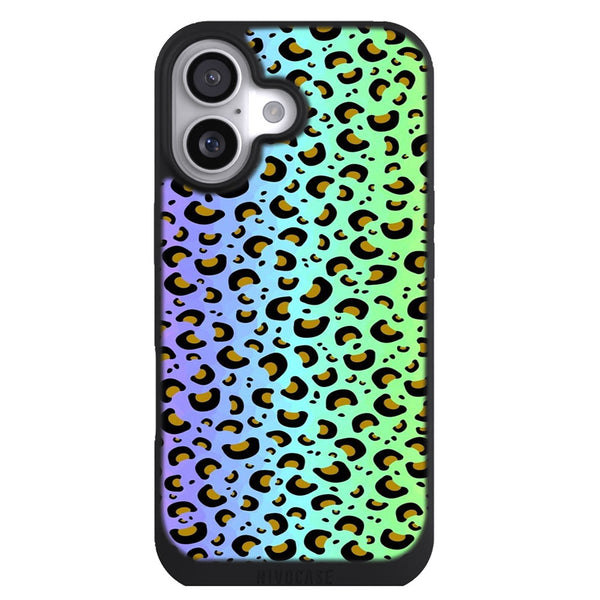 Coque iPhone 17 Adolescent Imprimé léopard arc en ciel - MaCoquePerso