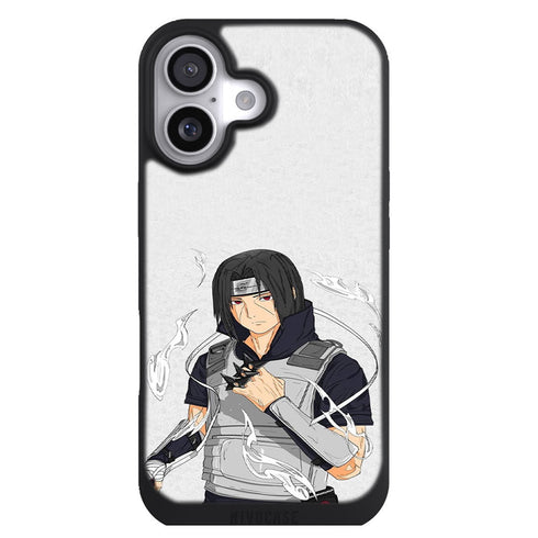 Coque iPhone 17 Manga Itachi Konoha - MaCoquePerso