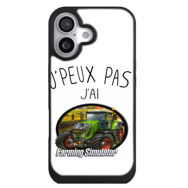 Coque iPhone 17 Gaming Je peux pas jai farming simulator - MaCoquePerso