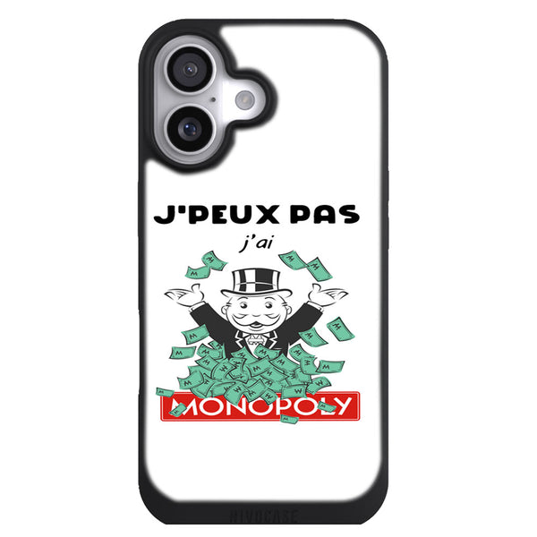 Coque iPhone 17 Gaming Je peux pas jai monopoly - MaCoquePerso