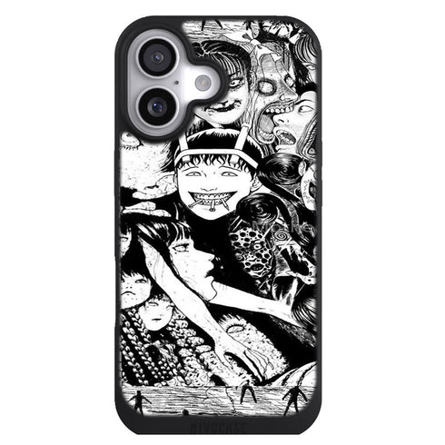 Coque iPhone 17 Manga Junji ito collage - MaCoquePerso