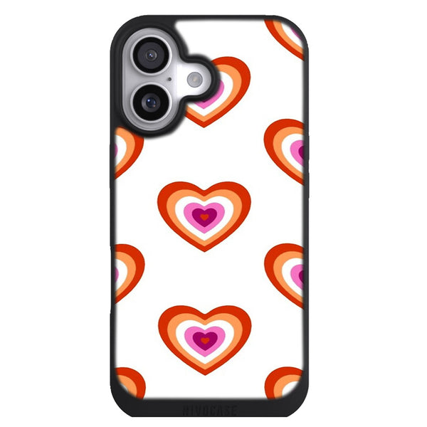 Coque iPhone 17 Adolescent Lesbiennes Powerpuff Heart - MaCoquePerso
