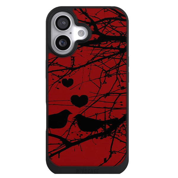 Coque iPhone 17 Animaux Loving birds - MaCoquePerso