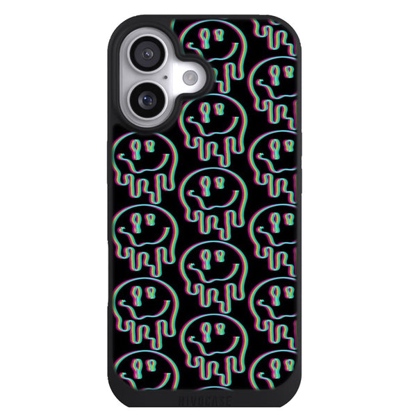 Coque iPhone 17 Adolescent Melting Acid Smile Trippy - MaCoquePerso