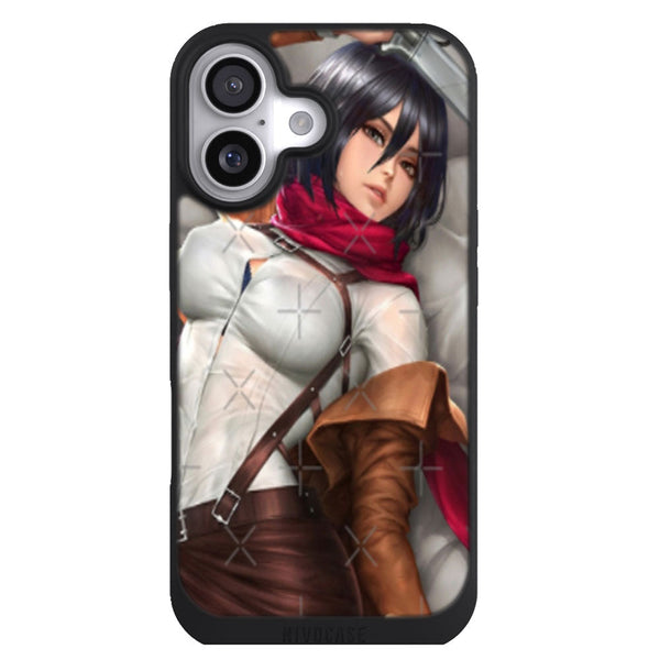 Coque iPhone 17 Manga Mikasa Attack on Titan filles sexy beau cul - MaCoquePerso