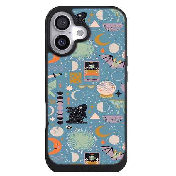 Coque iPhone 17 Aesthetic Motif lunaire Blue Moon - MaCoquePerso