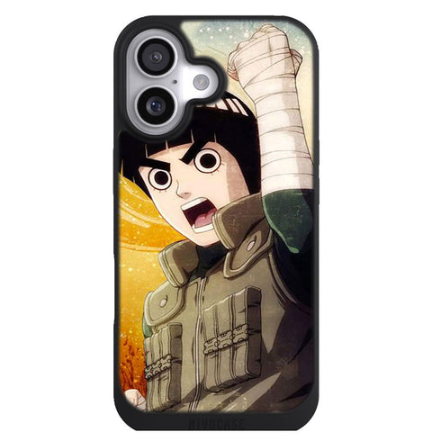 Coque iPhone 17 Manga Naruto Rock Lee - MaCoquePerso
