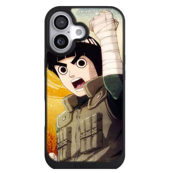 Coque iPhone 17 Manga Naruto Rock Lee - MaCoquePerso