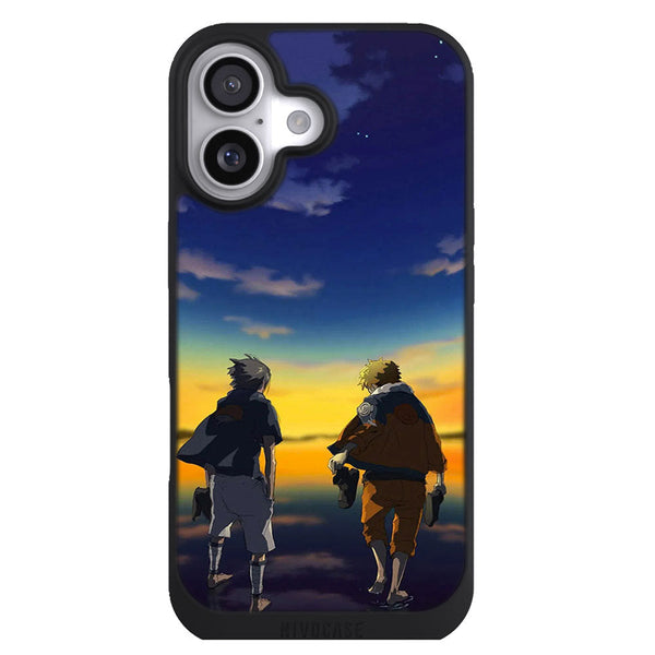Coque iPhone 17 Manga Naruto & Sasuke Ciel Etoile - MaCoquePerso