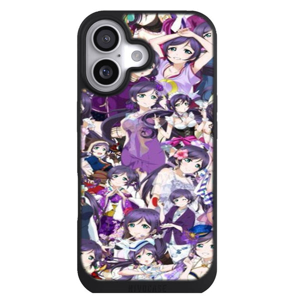Coque iPhone 17 Manga Nozomi Tojo Collage - MaCoquePerso