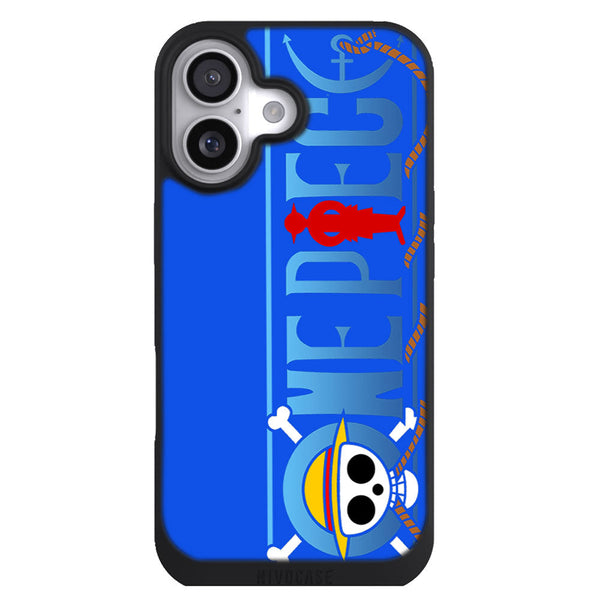 Coque iPhone 17 Manga One Piece Blue - MaCoquePerso