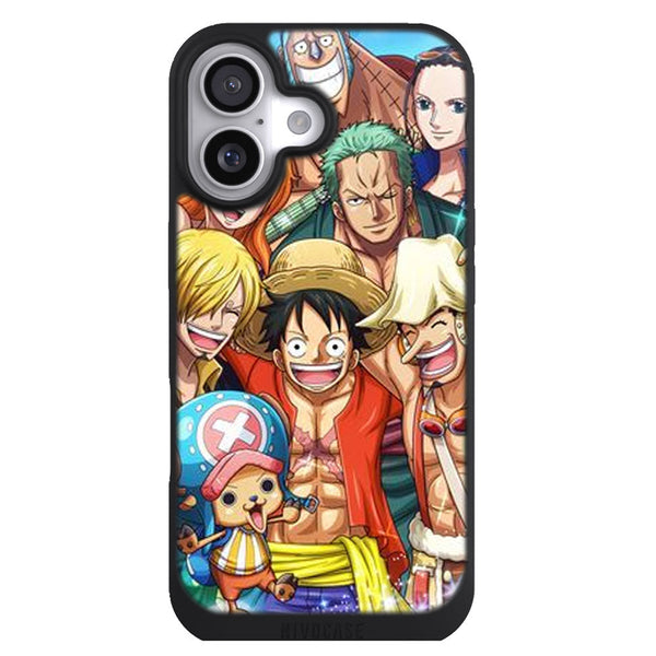 Coque iPhone 17 Manga One Piece First Crew - MaCoquePerso
