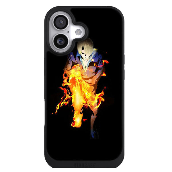 Coque iPhone 17 Manga One Piece Sanji Jambe En Feu - MaCoquePerso