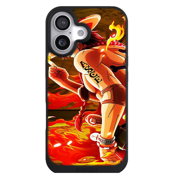 Coque iPhone 17 Manga One piece ace - MaCoquePerso