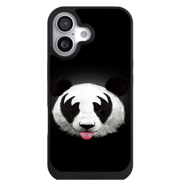 Coque iPhone 17 Animaux Panda Punk - MaCoquePerso