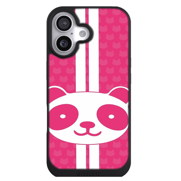 Coque iPhone 17 Adolescent Panda rose - MaCoquePerso