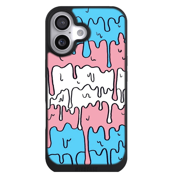 Coque iPhone 17 Adolescent Pastel Kawaii Melting Trans Pride Design LGBTQ - MaCoquePerso