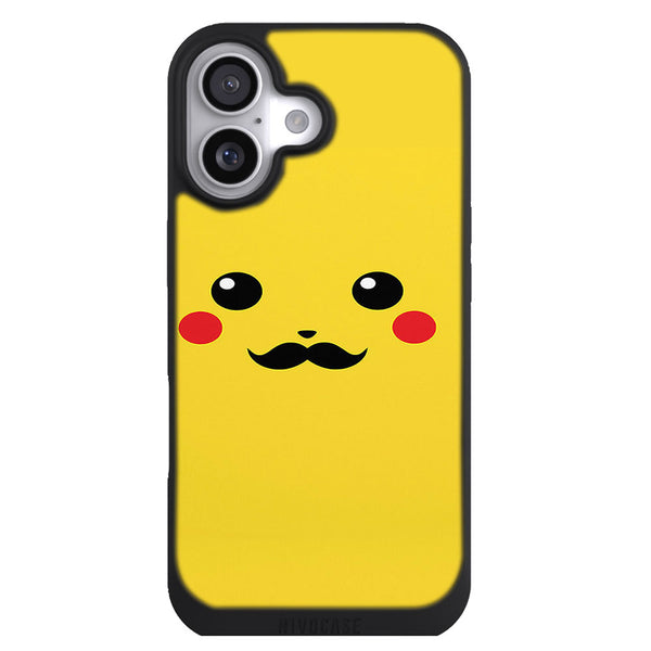 Coque iPhone 17 Gaming Pika moustaches - MaCoquePerso