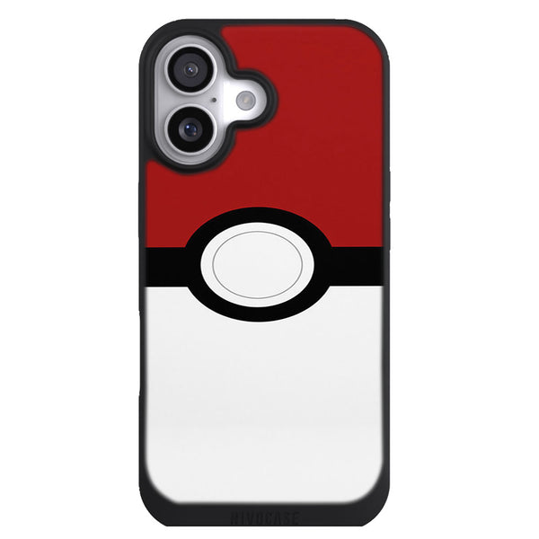 Coque iPhone 17 Gaming Pokeball - MaCoquePerso