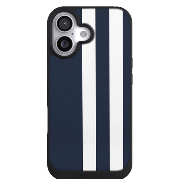 Coque iPhone 17 Aesthetic Racing Bleu - MaCoquePerso