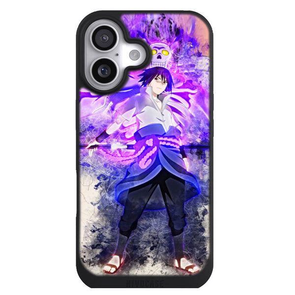 Coque iPhone 17 Manga Sasuke Armure Susanoo - MaCoquePerso