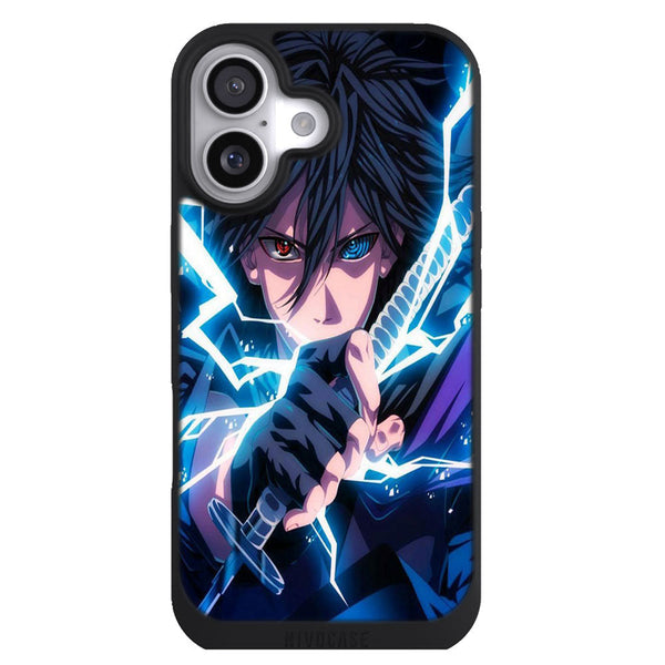 Coque iPhone 17 Manga Sasuke Sharingan Rinegan - MaCoquePerso