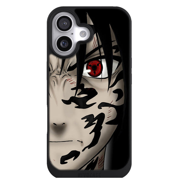 Coque iPhone 17 Manga Sasuke Sharingan - MaCoquePerso