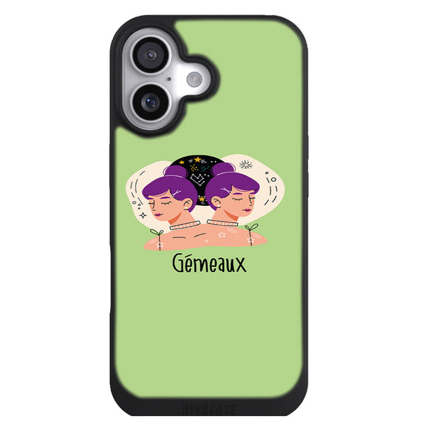 Coque iPhone 17 Zodiac Signe du Gemeaux - MaCoquePerso