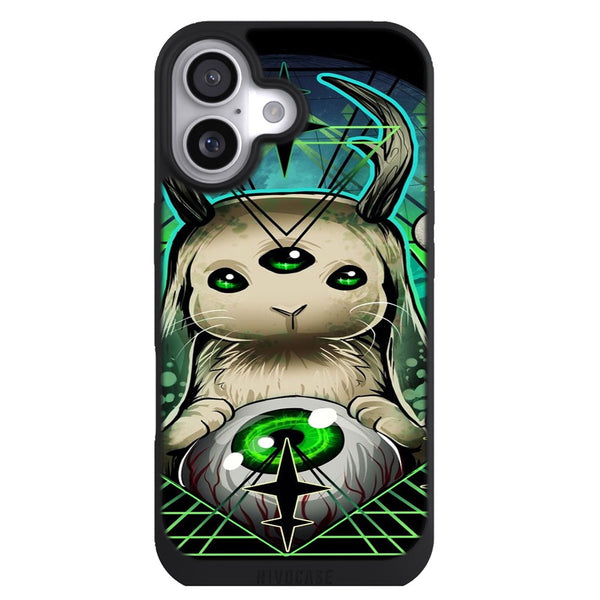 Coque iPhone 17 Aesthetic Space Bunny - MaCoquePerso