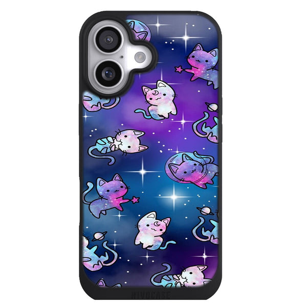 Coque iPhone 17 Aesthetic Space Kitties - MaCoquePerso