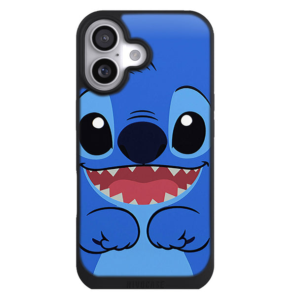 Coque iPhone 17 Animaux Stitch blue - MaCoquePerso