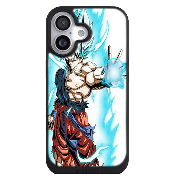 Coque iPhone 17 Manga Super Sayan Bleu - MaCoquePerso