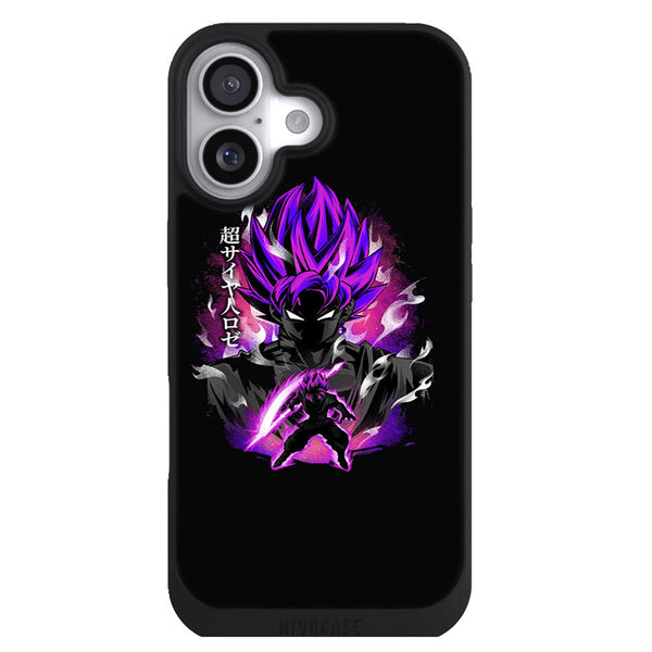 Coque iPhone 17 Manga Super rose Power - MaCoquePerso