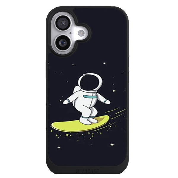 Coque iPhone 17 Aesthetic Surf dans l'espace - MaCoquePerso