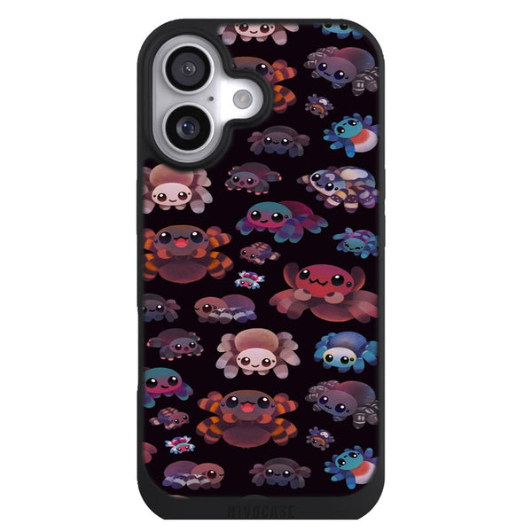 Coque iPhone 17 Aesthetic Tarentules sombres - MaCoquePerso